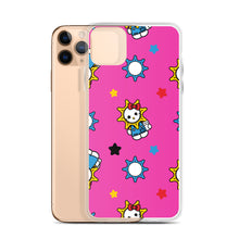 Load image into Gallery viewer, Hello Glo Kitty Pink Clear Case for iPhone