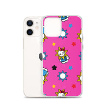Load image into Gallery viewer, Hello Glo Kitty Pink Clear Case for iPhone