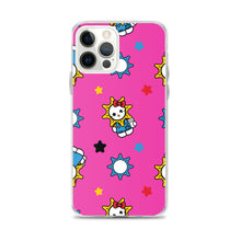 Load image into Gallery viewer, Hello Glo Kitty Pink Clear Case for iPhone