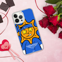 Load image into Gallery viewer, Blue Bandana glo iPhone Case