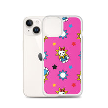Load image into Gallery viewer, Hello Glo Kitty Pink Clear Case for iPhone