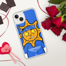 Load image into Gallery viewer, Blue Bandana glo iPhone Case