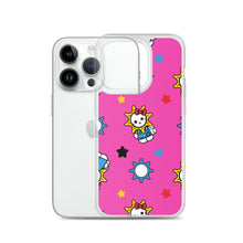 Load image into Gallery viewer, Hello Glo Kitty Pink Clear Case for iPhone