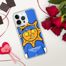 Load image into Gallery viewer, Blue Bandana glo iPhone Case