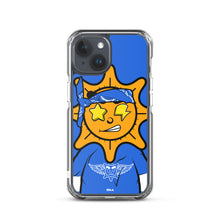 Load image into Gallery viewer, Blue Bandana glo iPhone Case