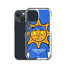 Load image into Gallery viewer, Blue Bandana glo iPhone Case