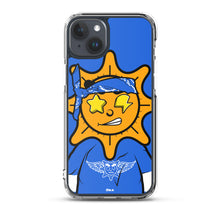 Load image into Gallery viewer, Blue Bandana glo iPhone Case
