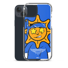 Load image into Gallery viewer, Blue Bandana glo iPhone Case