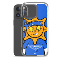Load image into Gallery viewer, Blue Bandana glo iPhone Case