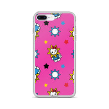 Load image into Gallery viewer, Hello Glo Kitty Pink Clear Case for iPhone