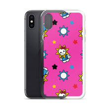 Load image into Gallery viewer, Hello Glo Kitty Pink Clear Case for iPhone