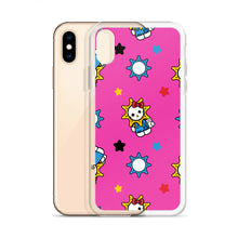Load image into Gallery viewer, Hello Glo Kitty Pink Clear Case for iPhone