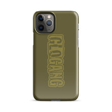 Load image into Gallery viewer, Glo Font iPhone case olive