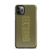 Load image into Gallery viewer, Glo Font iPhone case olive