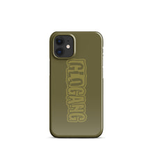 Load image into Gallery viewer, Glo Font iPhone case olive