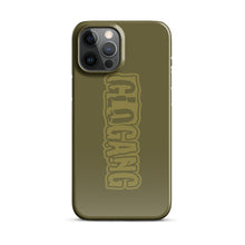 Load image into Gallery viewer, Glo Font iPhone case olive