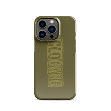 Load image into Gallery viewer, Glo Font iPhone case olive