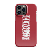 Load image into Gallery viewer, Glo Font iPhone case Red
