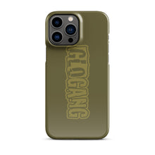 Load image into Gallery viewer, Glo Font iPhone case olive
