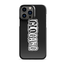 Load image into Gallery viewer, Glo Font iPhone case Black