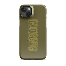 Load image into Gallery viewer, Glo Font iPhone case olive