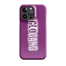 Load image into Gallery viewer, Glo Font iPhone case Purple