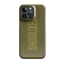 Load image into Gallery viewer, Glo Font iPhone case olive