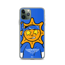 Load image into Gallery viewer, Blue Bandana glo iPhone Case