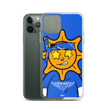 Load image into Gallery viewer, Blue Bandana glo iPhone Case
