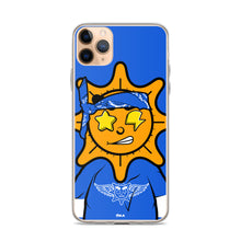 Load image into Gallery viewer, Blue Bandana glo iPhone Case