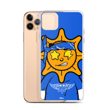 Load image into Gallery viewer, Blue Bandana glo iPhone Case