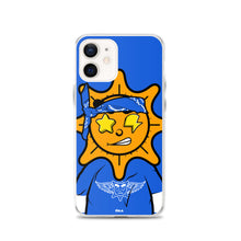 Load image into Gallery viewer, Blue Bandana glo iPhone Case