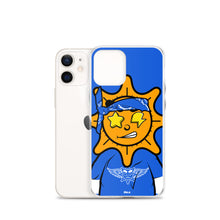 Load image into Gallery viewer, Blue Bandana glo iPhone Case