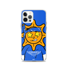 Load image into Gallery viewer, Blue Bandana glo iPhone Case