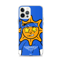 Load image into Gallery viewer, Blue Bandana glo iPhone Case