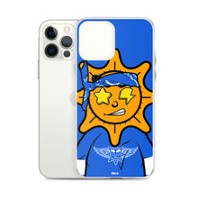 Load image into Gallery viewer, Blue Bandana glo iPhone Case