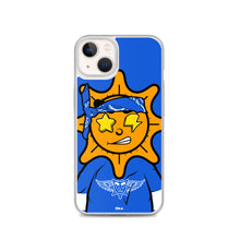 Load image into Gallery viewer, Blue Bandana glo iPhone Case