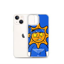 Load image into Gallery viewer, Blue Bandana glo iPhone Case