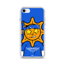Load image into Gallery viewer, Blue Bandana glo iPhone Case