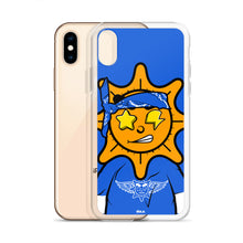 Load image into Gallery viewer, Blue Bandana glo iPhone Case