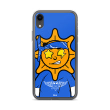 Load image into Gallery viewer, Blue Bandana glo iPhone Case