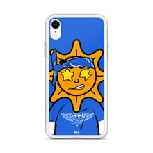 Load image into Gallery viewer, Blue Bandana glo iPhone Case