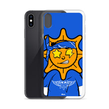 Load image into Gallery viewer, Blue Bandana glo iPhone Case