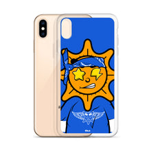 Load image into Gallery viewer, Blue Bandana glo iPhone Case