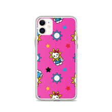 Load image into Gallery viewer, Hello Glo Kitty Pink Clear Case for iPhone