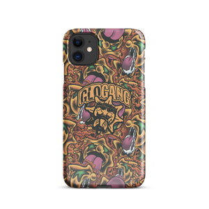 Sol Tongue Orange iPhone case