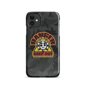 Keep Out iPhone case black