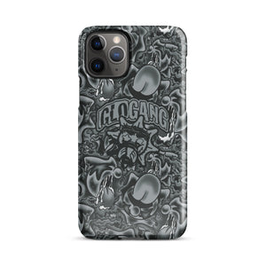 Sol Tongue Greyscale iPhone case