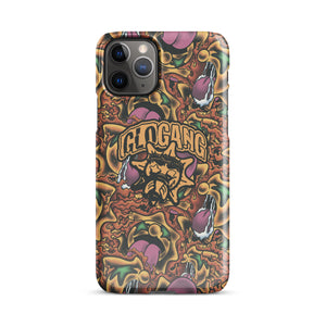 Sol Tongue Orange iPhone case