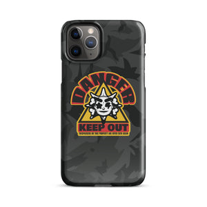 Keep Out iPhone case black